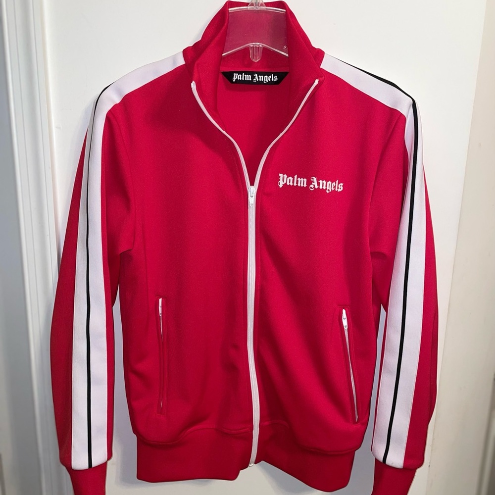 Palm Angels Red Track Jacket Size Small (Red)